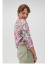 Moodo Damen-T-Shirt mit Blumenmuster Moodo