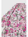 Moodo Damen-T-Shirt mit Blumenmuster Moodo