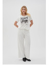 Moodo Damen T-Shirt Weiß Moodo