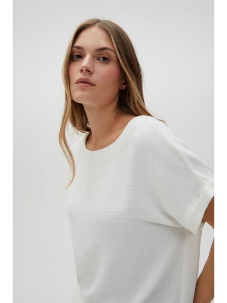 Moodo Damen T-Shirt Weiß Moodo