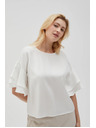 Moodo Damen T-Shirt Weiß Moodo