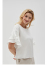 Moodo Damen T-Shirt Weiß Moodo