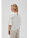 Moodo Damen T-Shirt Weiß Moodo