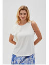 Moodo Damen T-Shirt Weiß Moodo