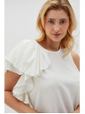 Moodo Damen T-Shirt Weiß Moodo