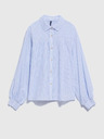 Moodo Weiß und blau gestreiftes Damenshirt Moodo