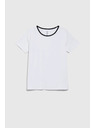 Moodo Damen-Weißes T-Shirt Moodo