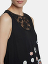 Desigual Schwarz gemusterte Bluse Desigual -Tebas