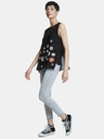 Desigual Schwarz gemusterte Bluse Desigual -Tebas