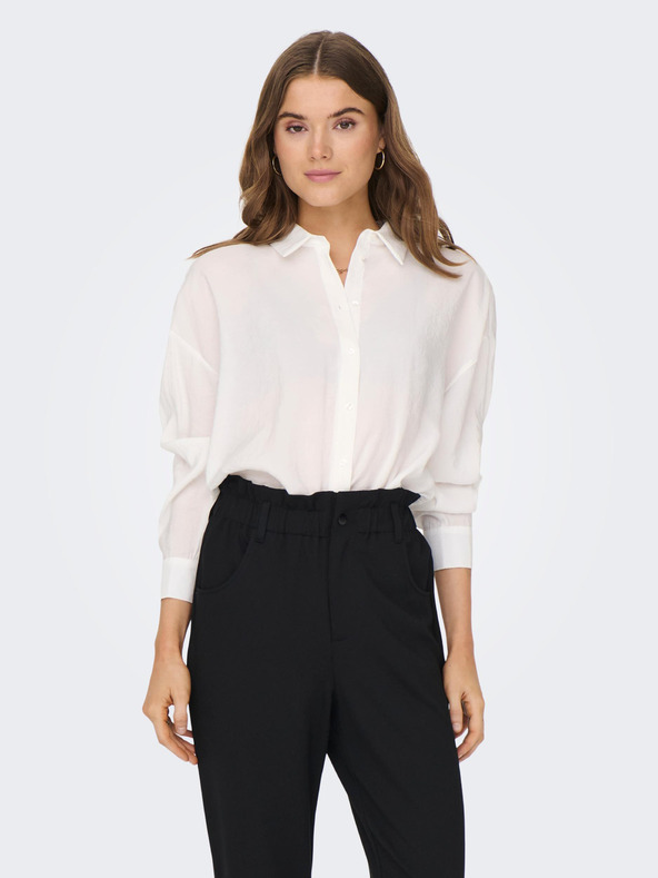 ONLY Cremefarbenes ONLY Iris Shirt für Frauen