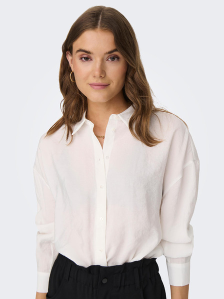 ONLY Cremefarbenes ONLY Iris Shirt für Frauen