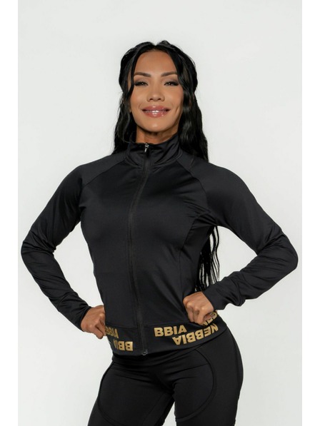 Nebbia NEBBIA INTENSE Warm-Up Damen Zip-up Sweatshirt 833 Gold Nebbia
