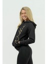 Nebbia NEBBIA INTENSE Signature Sport-Hoodie für Damen 845 Gold Nebbia