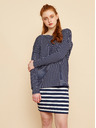 ZOOT.lab Dunkelblau gestreiftes Damen Basic-Sweatshirt ZOOT.lab Maja