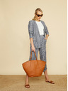 ZOOT.lab ZOOT.lab Ursala grau und blau gestreifte Damenjacke