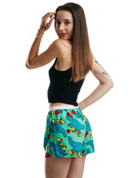 Represent Damen GIGI SKATING T-REX Shorts Repräsentieren