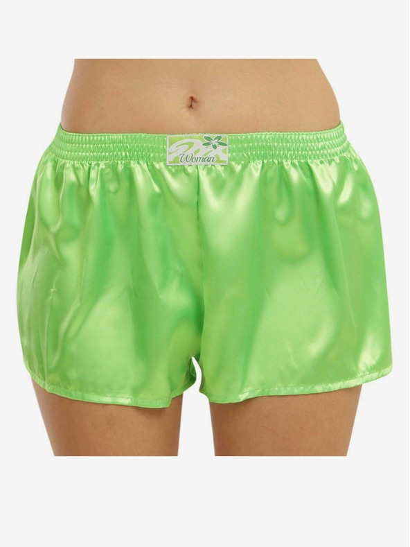 Styx Damen Styx Classic Rubber Shorts Satin Grün