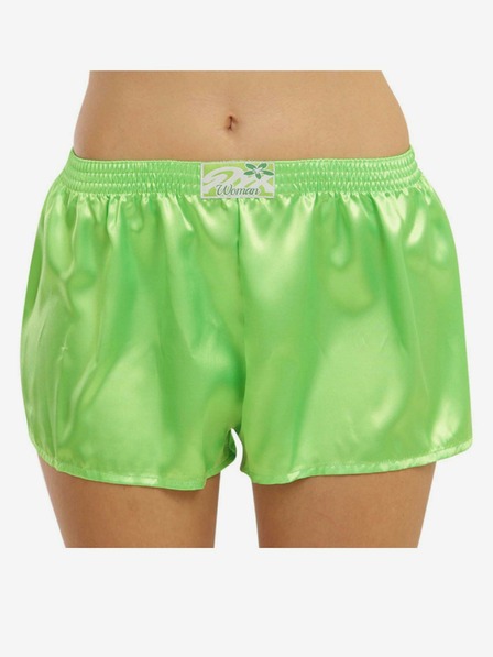Styx Damen Styx Classic Rubber Shorts Satin Grün