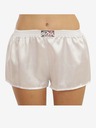 Styx Damen-Slip Styx Klassische Gummibund Satin Weiß
