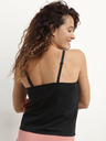 DIM Schwarzes nahtloses Damen-Top Dim Body Touch Top