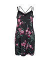 Orsay Schwarzes Damen-Satin-Nachthemd ORSAY