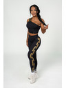 Nebbia NEBBIA Damen Sport-BH mit hoher Stützkraft INTENSE Asymmetrisch 841 Gold Nebbia