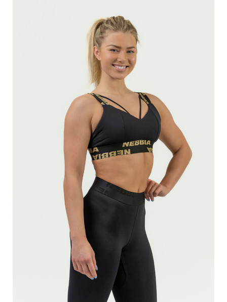 Nebbia NEBBIA INTENSE Iconic Sport-BH für Damen 844 Gold Nebbia