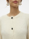 Vero Moda Cremefarbene Damen-Strickjacke Vero Moda Novah