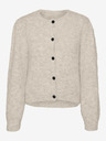 Vero Moda Cremefarbene Damen-Strickjacke Vero Moda Novah