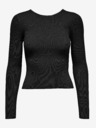 ONLY Schwarze Damenstrickjacke mit Rückenschlitz ONLY Emmy
