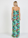 numoco Grün gemustertes Maxikleid Numoco