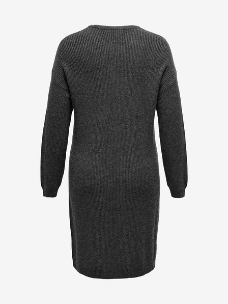 ONLY CARMAKOMA Grauer Damen ONLY CARMAKOMA Ribi Pullover Kleid