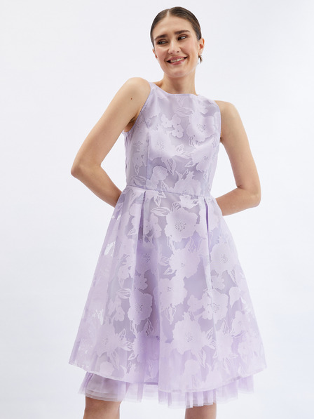 Orsay Hellviolettes Damenkleid mit dekorativen Details ORSAY