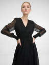 Orsay Schwarzes Damen Midikleid ORSAY
