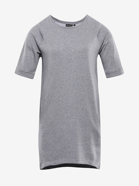ALPINE PRO Alpine Pro Grau Damen Baumwollkleid MOLEDA