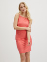Noisy May Korallfarbenes geripptes ärmelloses Kleid Noisy May Edda