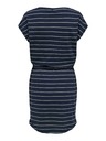 ONLY Weiß und blau gestreiftes Damenkleid ONLY