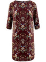 oodji OODJI Gerade geschnittenes bedrucktes Kleid