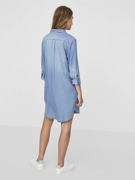 Vero Moda Hellblaues Hemdblusenkleid aus Denim VERO MODA Silla