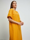 ZOOT.lab Oranges Basic-Kleid mit Ballonärmeln METROOPOLIS by ZOOT.lab Vasilisa