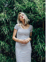 ZOOT.lab Blau-weiß gestreiftes Basic-Kleid ZOOT.lab Junne