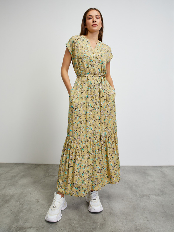ZOOT.lab Gelbes Hemdblusenkleid mit Blumenmuster von ZOOT.lab Lake