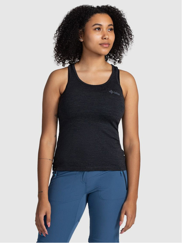 Kilpi Damen Funktions-Tank-Top aus Merinowolle Kilpi MIRIEN-W Dunkelgrau