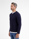 LERROS Dunkelblaues Herren-Button-Down-Hemd LERROS