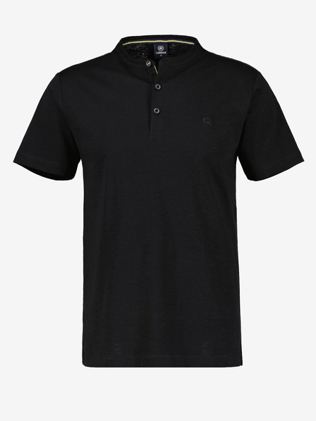 LERROS Schwarzes Herren-Polohemd LERROS
