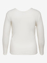 ONLY CARMAKOMA Weißes langärmeliges Basic-T-Shirt ONLY CARMAKOMA Adda