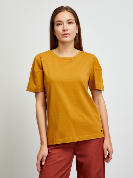 ZOOT.lab Senfgelbes Kurzarm-T-Shirt METROOPOLIS von ZOOT.lab Leora