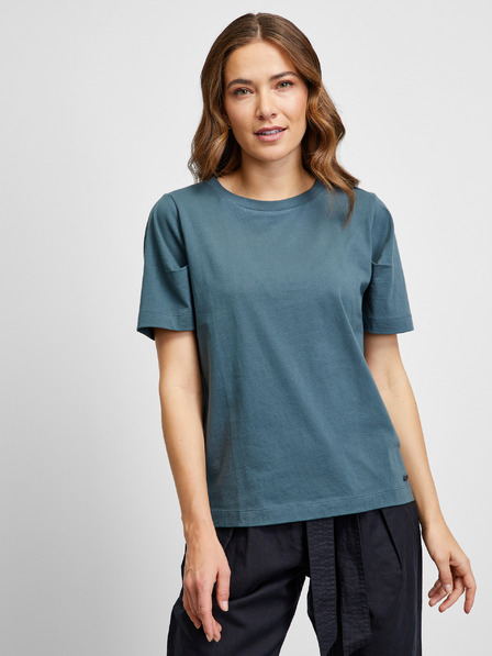 ZOOT.lab Dunkelgrünes kurzärmeliges Basic-T-Shirt METROOPOLIS von ZOOT.lab Leora