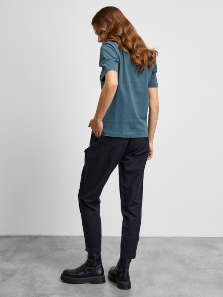 ZOOT.lab Dunkelgrünes kurzärmeliges Basic-T-Shirt METROOPOLIS von ZOOT.lab Leora