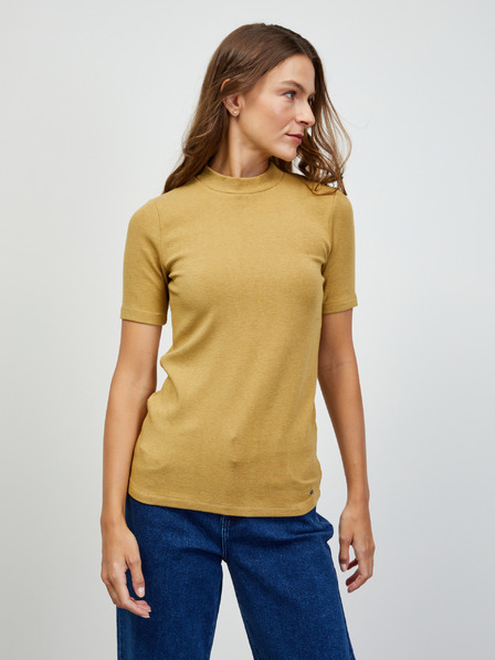ZOOT.lab Senfgelbes Damen Basic-T-Shirt ZOOT.lab Bobbi